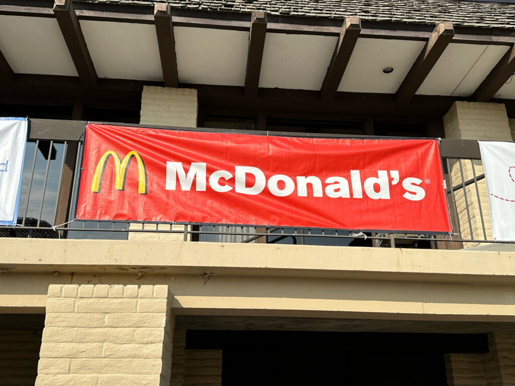McDonalds Banner
